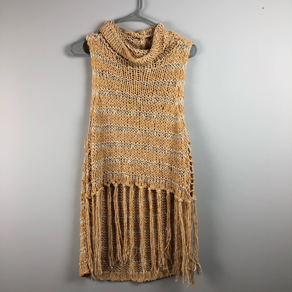 Free People Sleeveless Knit Sweater.  Size XS